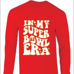 Chiefs Taylor Swift Travis Kelce In My Super Bowl Era Swiftie Long Sleeve Tee